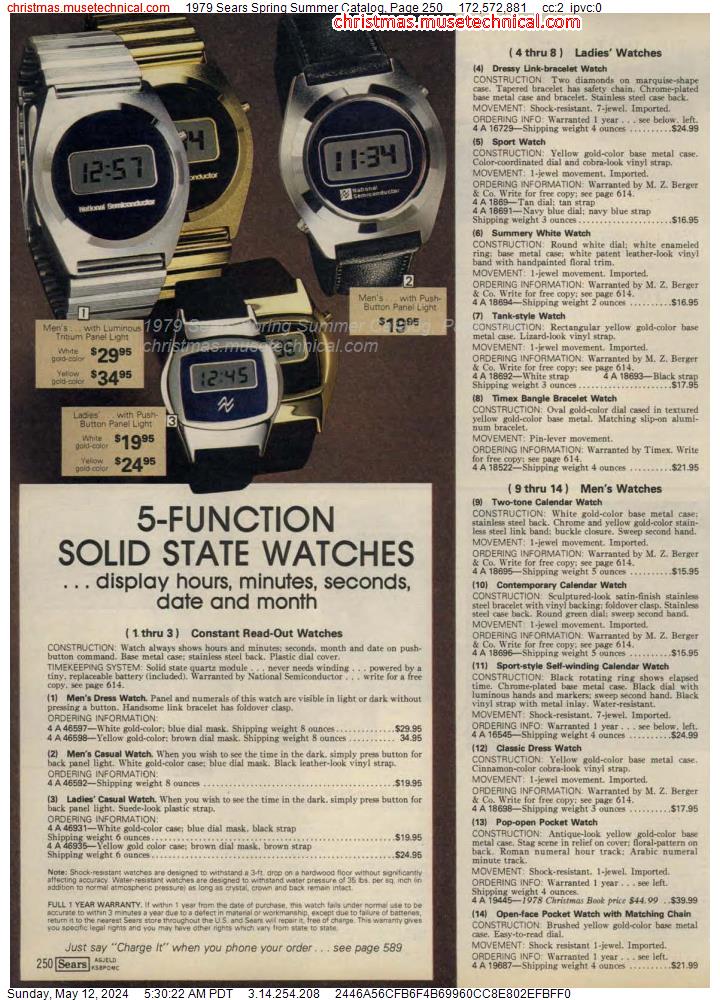 1979 Sears Spring Summer Catalog, Page 250
