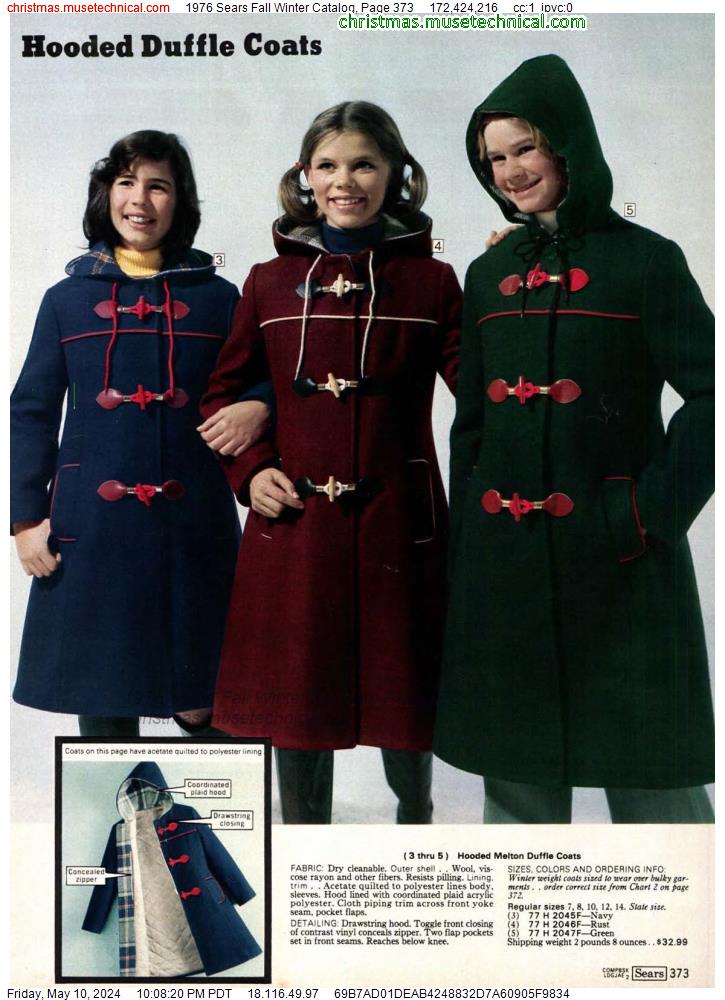 1976 Sears Fall Winter Catalog, Page 373