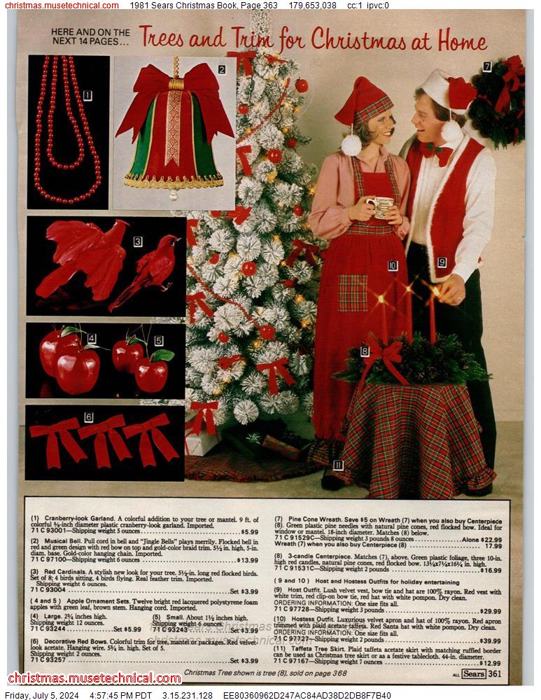 1981 Sears Christmas Book, Page 363