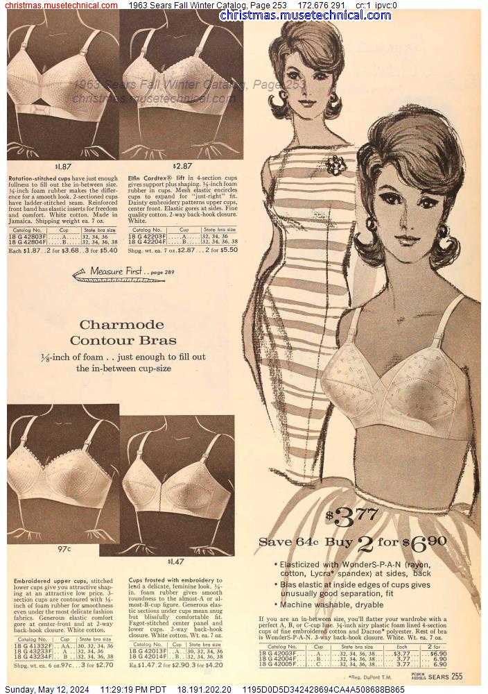 1963 Sears Fall Winter Catalog, Page 253