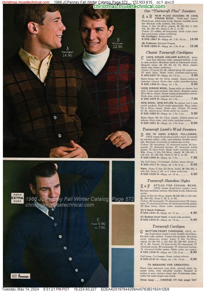 1966 JCPenney Fall Winter Catalog, Page 572