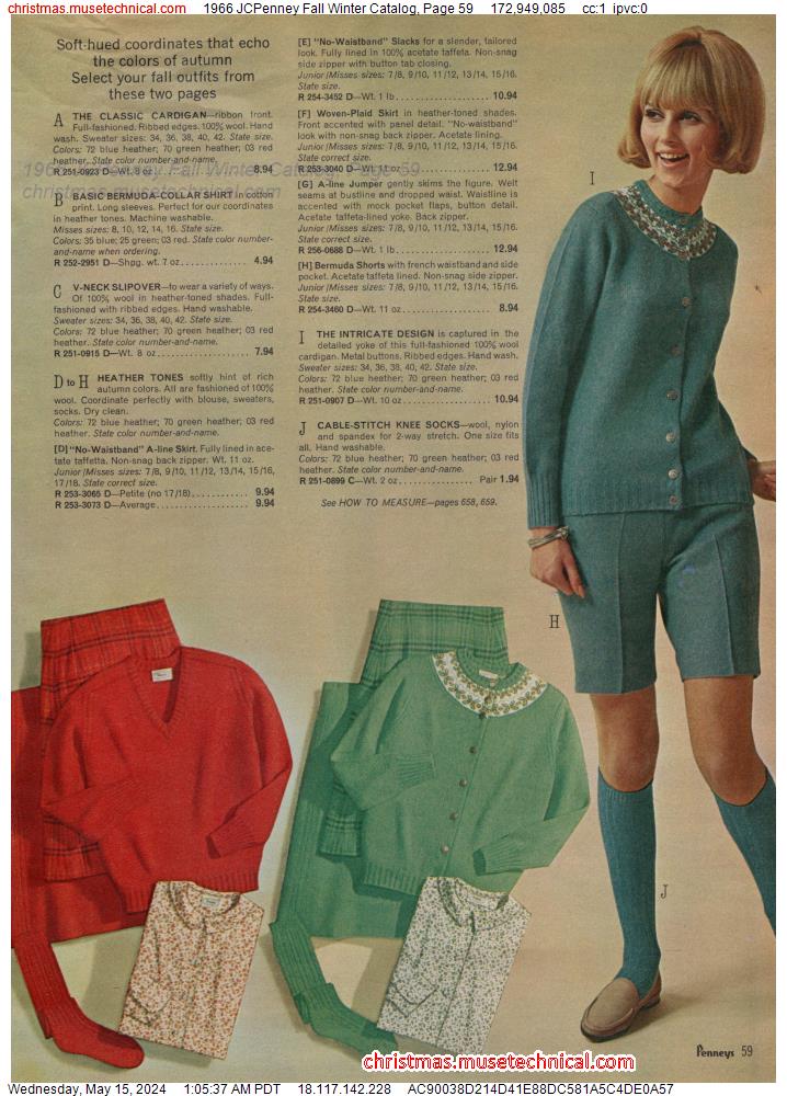 1966 JCPenney Fall Winter Catalog, Page 59