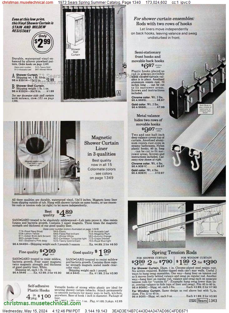 1973 Sears Spring Summer Catalog, Page 1340