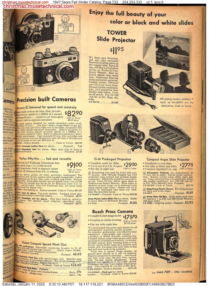 1947 Sears Fall Winter Catalog, Page 733