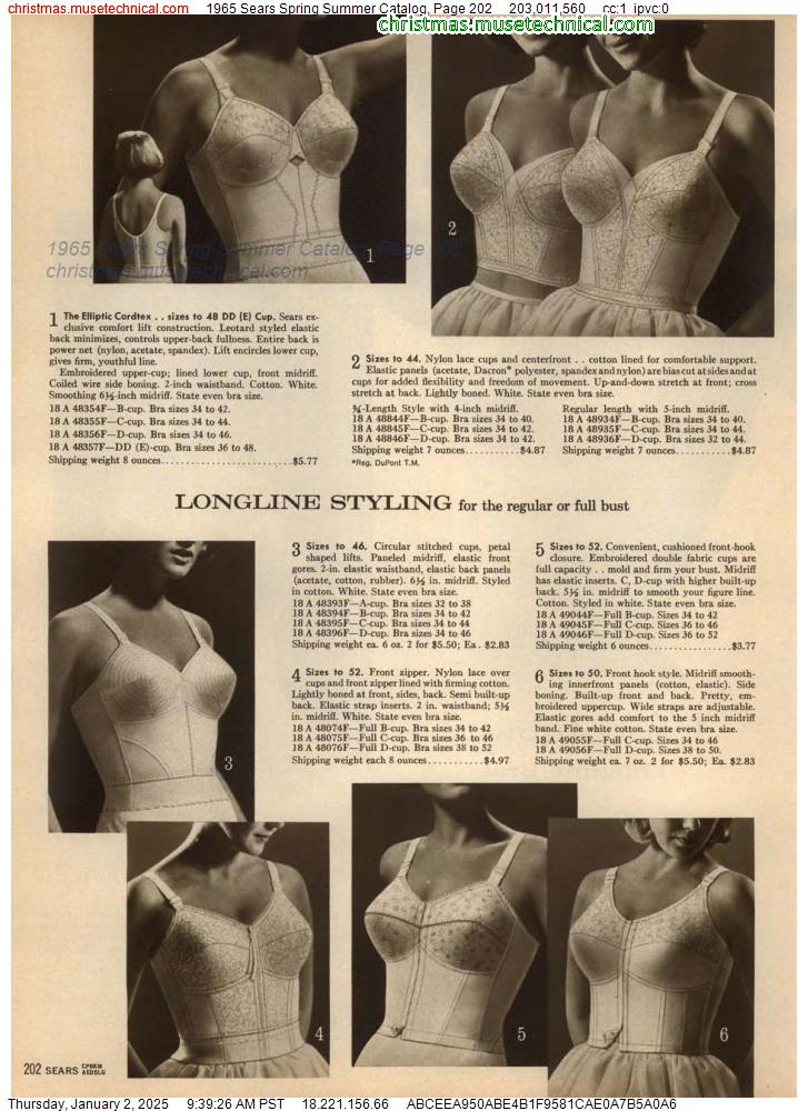 1965 Sears Spring Summer Catalog, Page 202