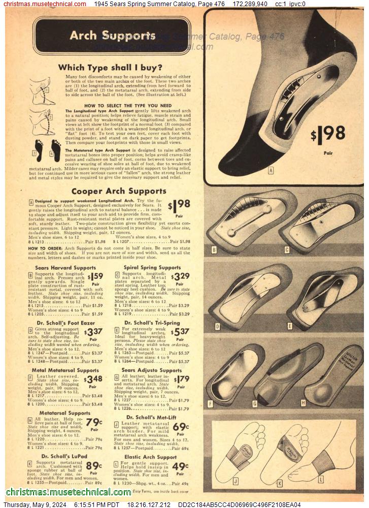1945 Sears Spring Summer Catalog, Page 476