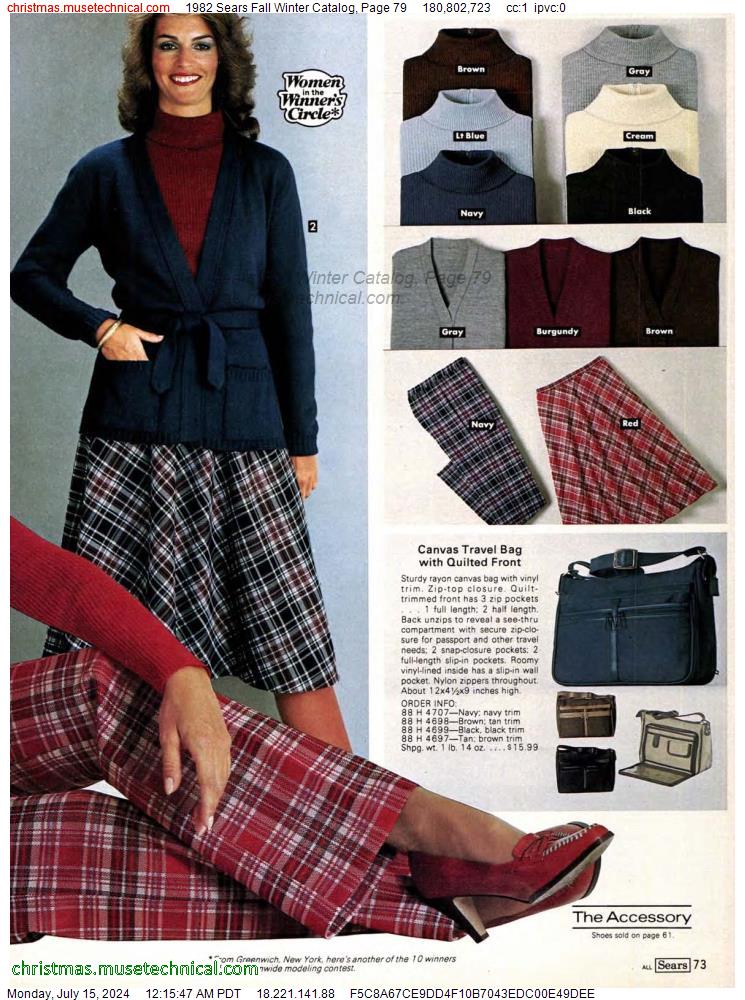 1982 Sears Fall Winter Catalog, Page 79