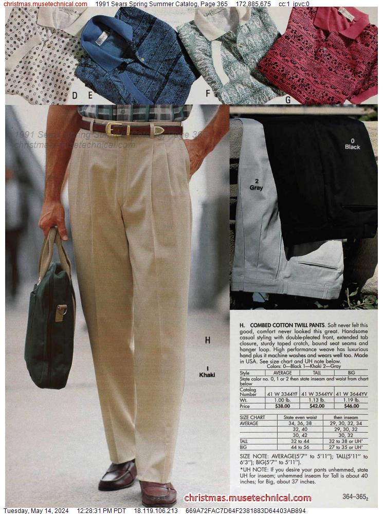 1991 Sears Spring Summer Catalog, Page 365