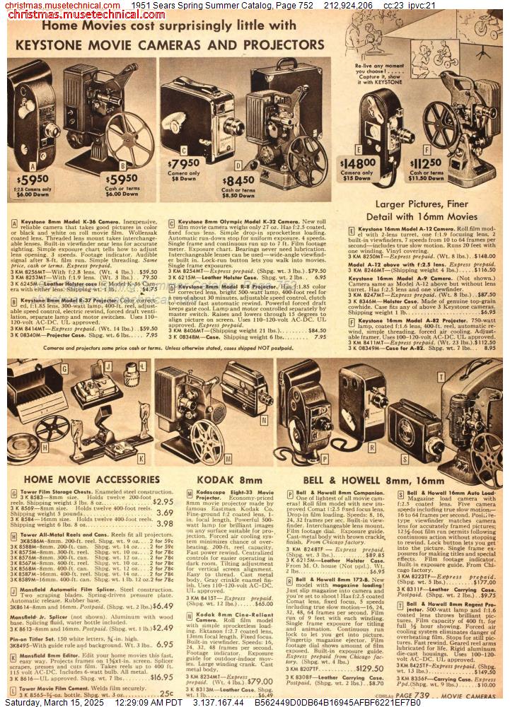 1951 Sears Spring Summer Catalog, Page 752