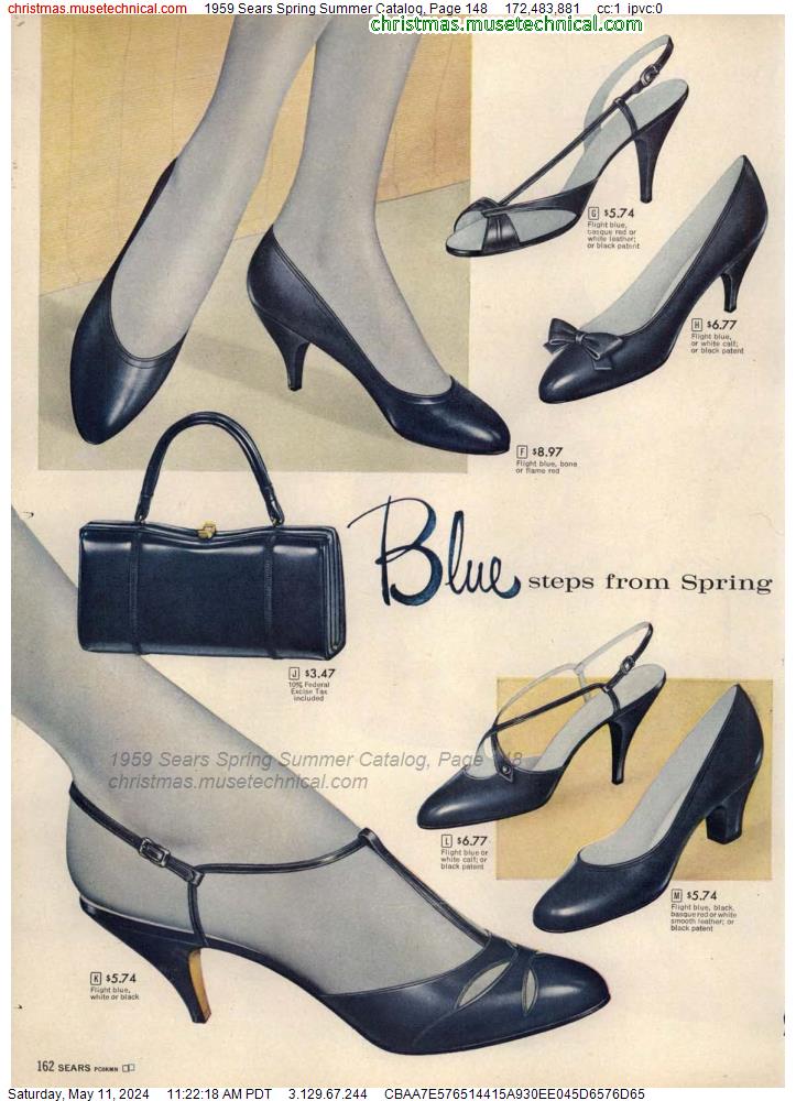 1959 Sears Spring Summer Catalog, Page 148