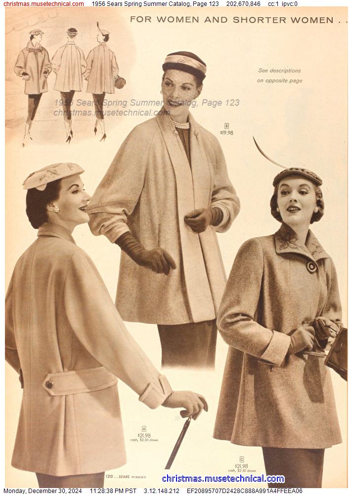 1956 Sears Spring Summer Catalog, Page 123