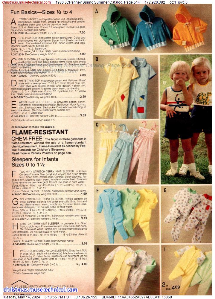 1980 JCPenney Spring Summer Catalog, Page 514