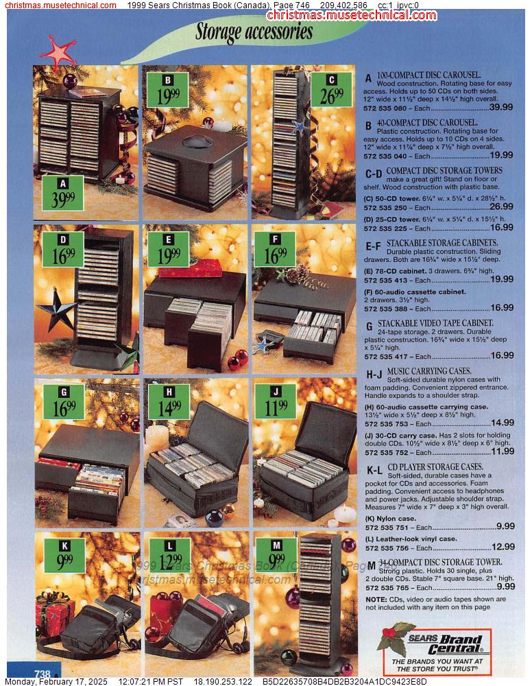 1999 Sears Christmas Book (Canada), Page 746