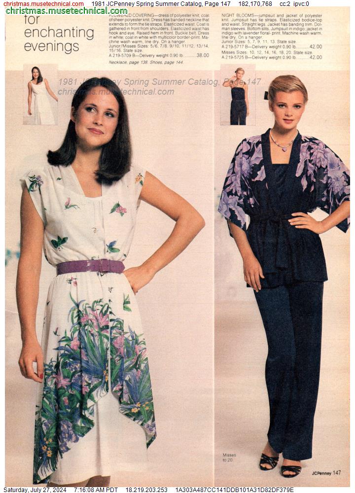 1981 JCPenney Spring Summer Catalog, Page 147