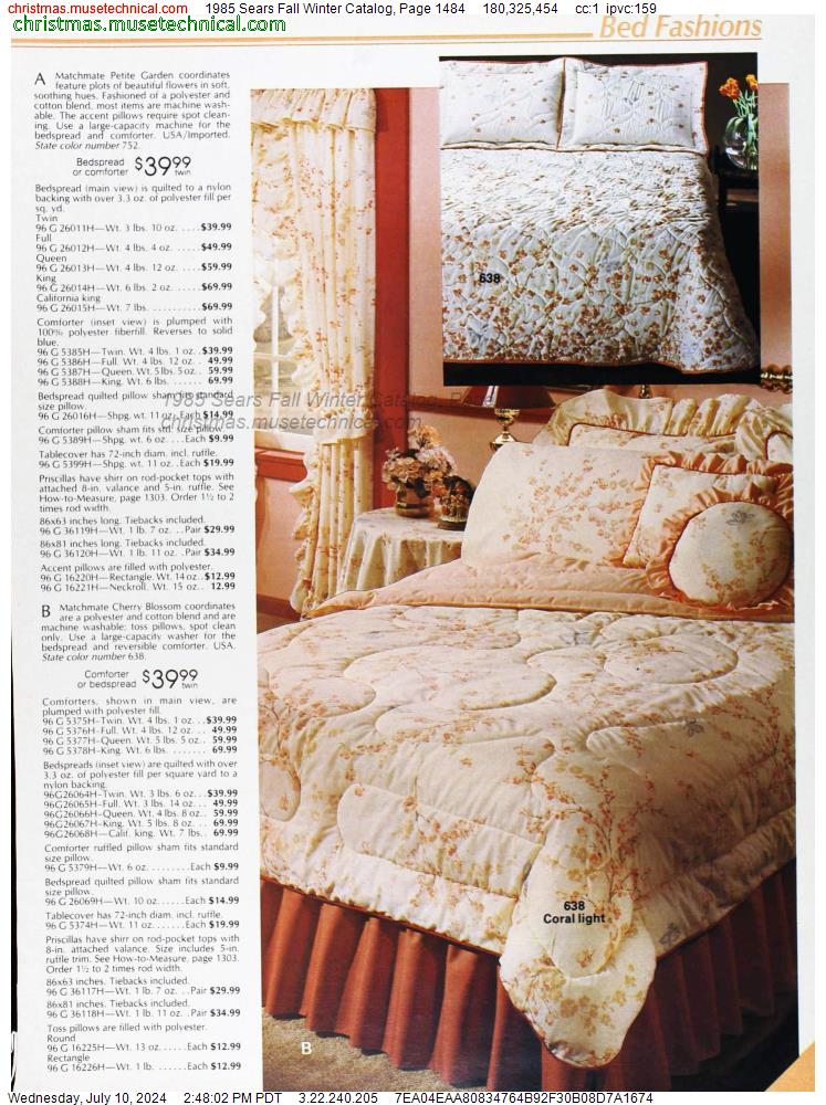 1985 Sears Fall Winter Catalog, Page 1484