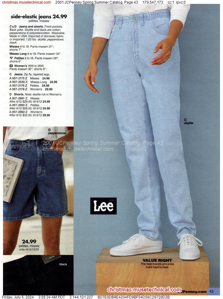 2001 JCPenney Spring Summer Catalog, Page 43