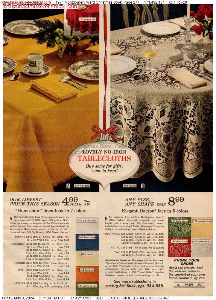 1974 Montgomery Ward Christmas Book, Page 277