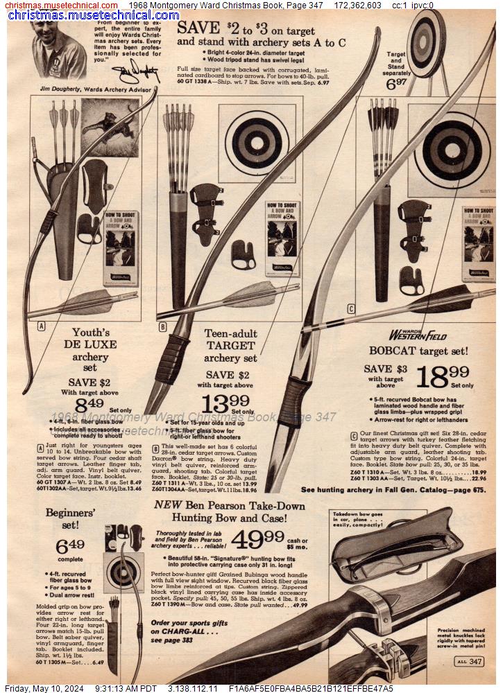 1968 Montgomery Ward Christmas Book, Page 347
