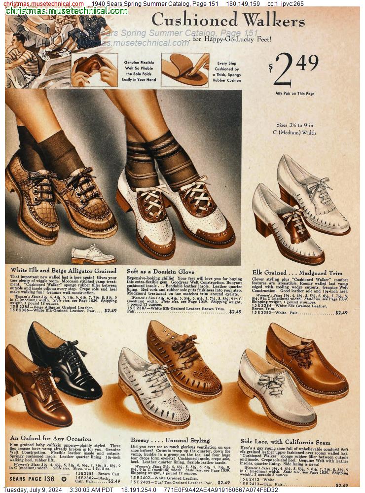 1940 Sears Spring Summer Catalog, Page 151