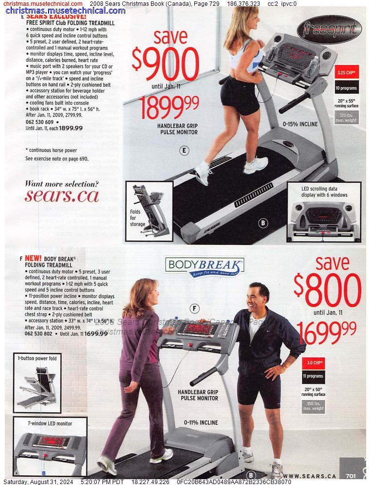 2008 Sears Christmas Book (Canada), Page 729