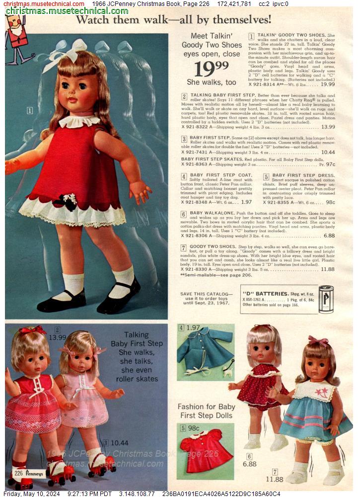 1966 JCPenney Christmas Book, Page 226