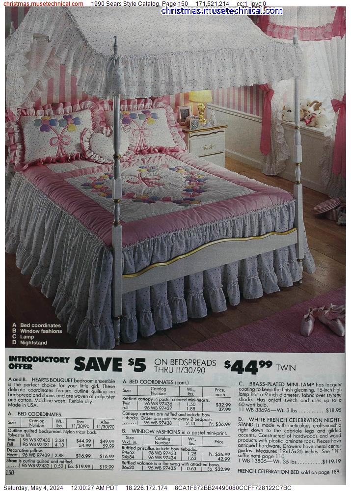 1990 Sears Style Catalog, Page 150