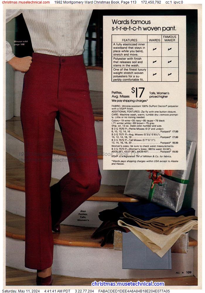 1982 Montgomery Ward Christmas Book, Page 113