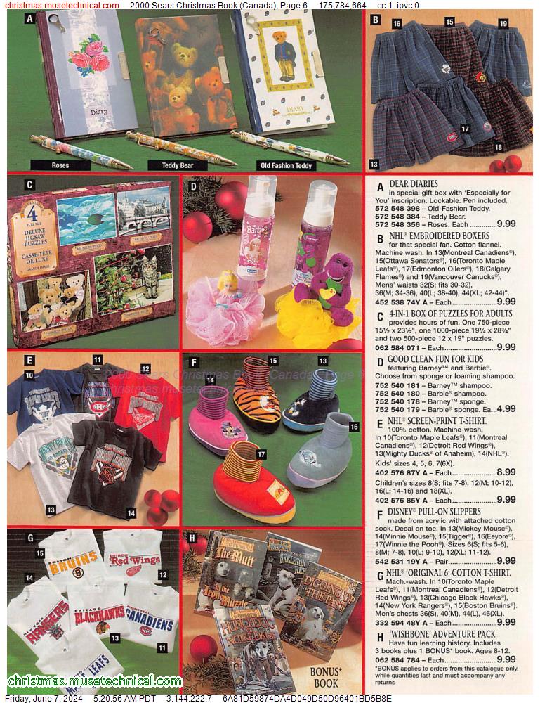 2000 Sears Christmas Book (Canada), Page 6