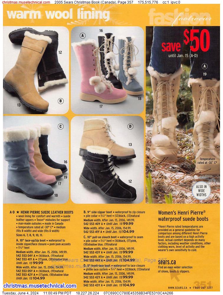 2005 Sears Christmas Book (Canada), Page 357
