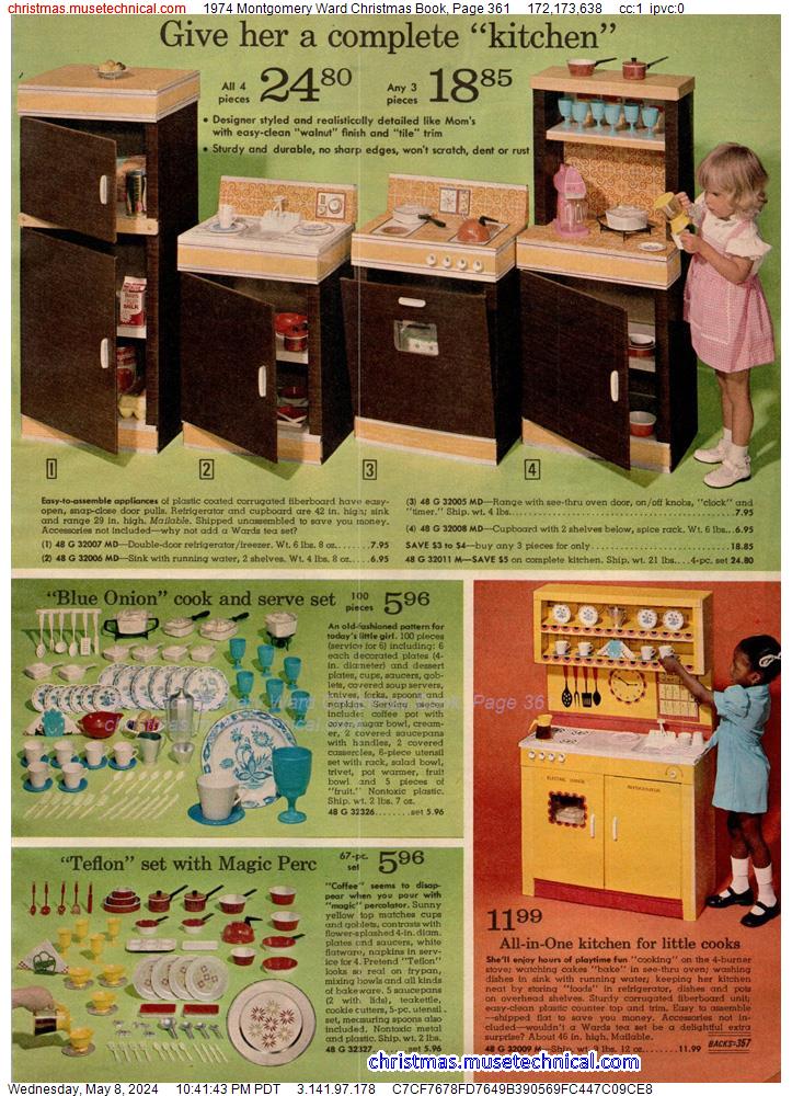 1974 Montgomery Ward Christmas Book, Page 361