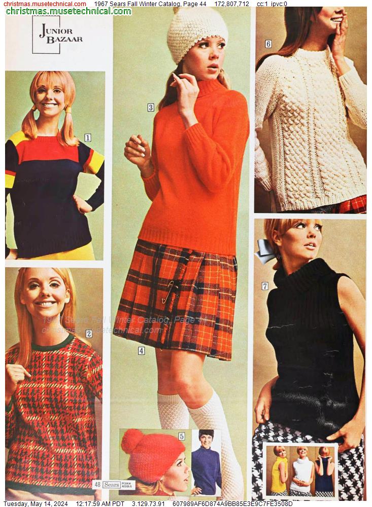 1967 Sears Fall Winter Catalog, Page 44