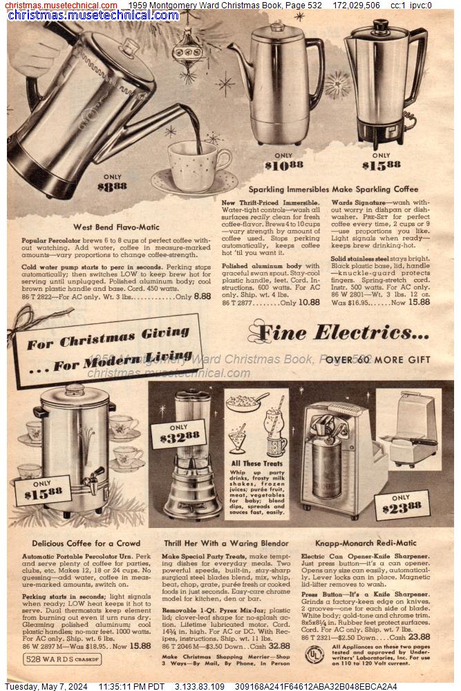 1959 Montgomery Ward Christmas Book, Page 532