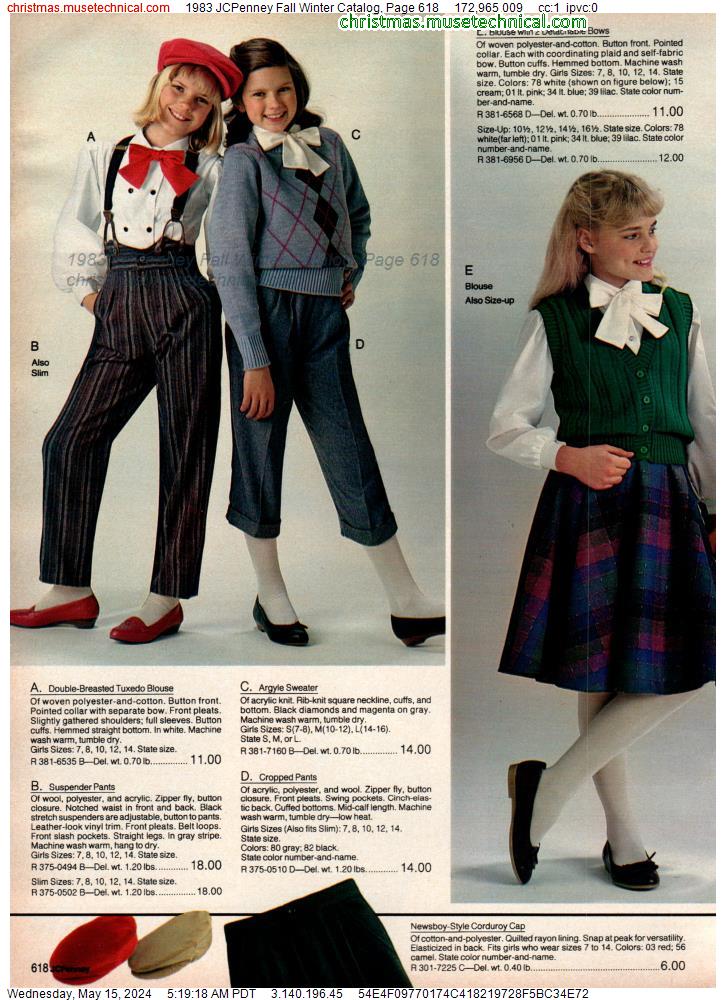 1983 JCPenney Fall Winter Catalog, Page 618