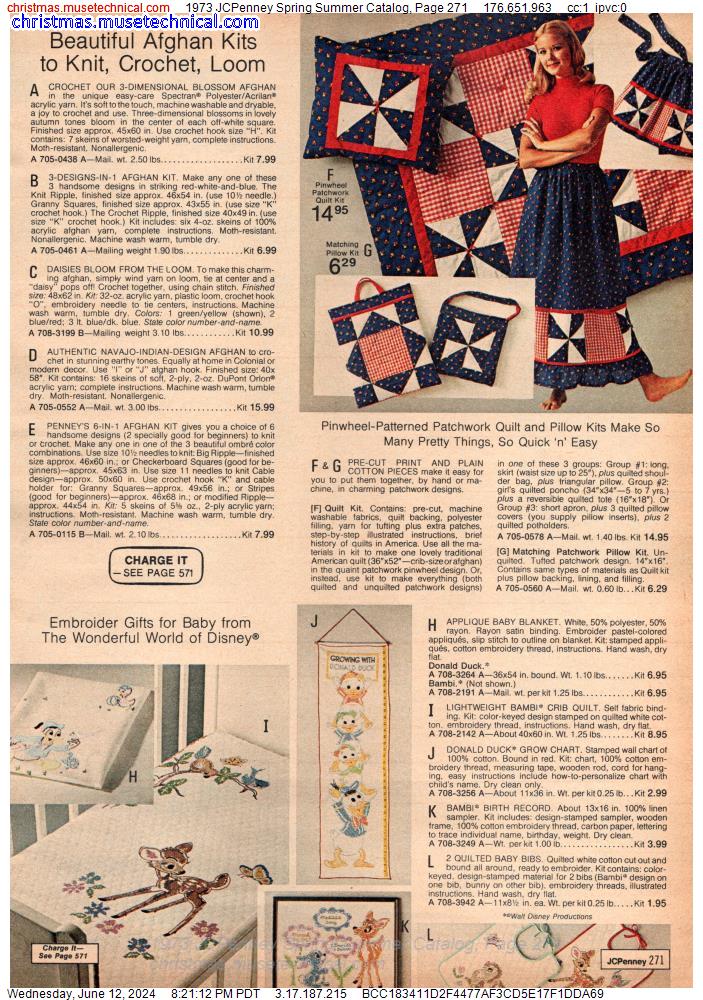1973 JCPenney Spring Summer Catalog, Page 271