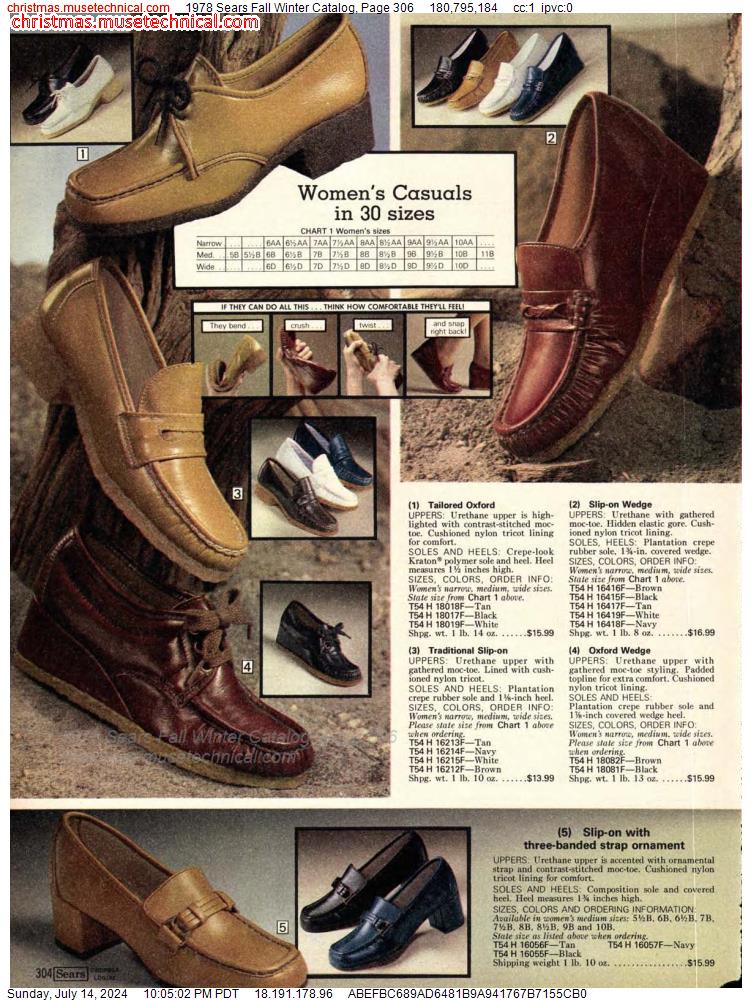 1978 Sears Fall Winter Catalog, Page 306
