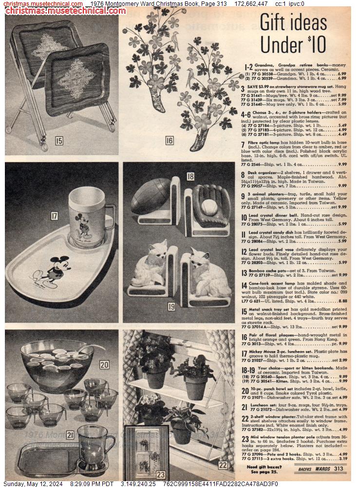 1976 Montgomery Ward Christmas Book, Page 313