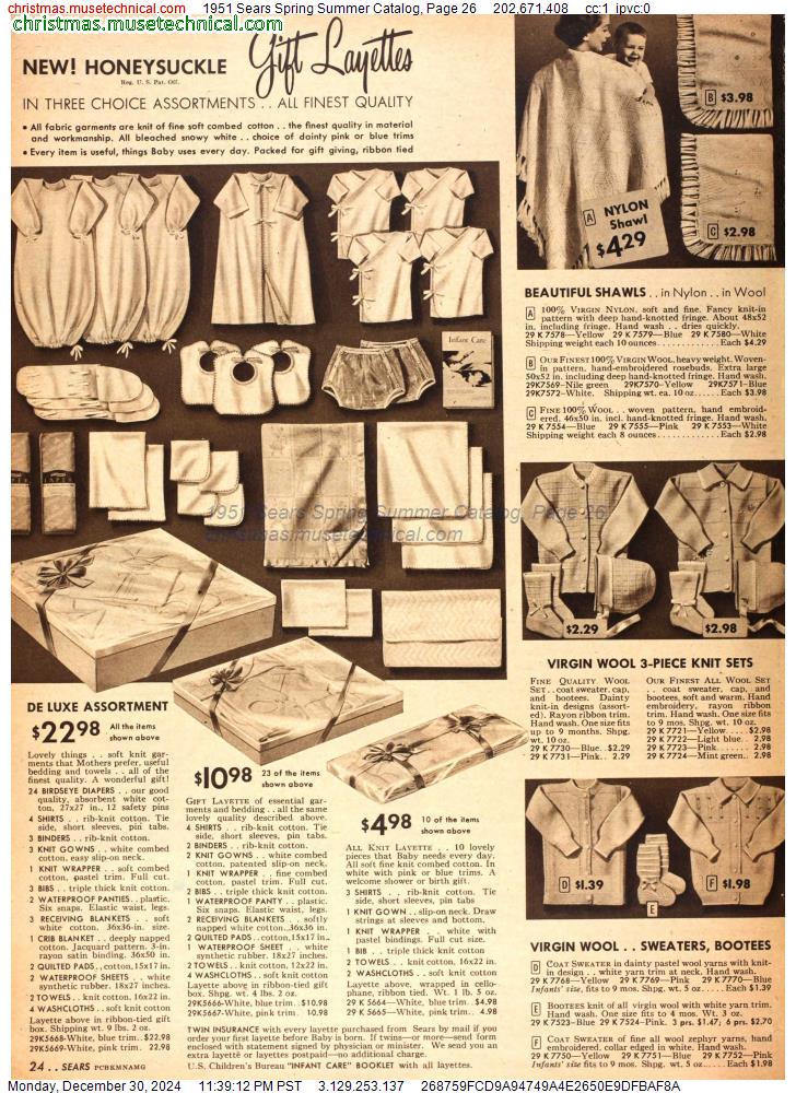 1951 Sears Spring Summer Catalog, Page 26