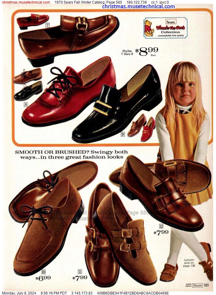 1970 Sears Fall Winter Catalog, Page 585