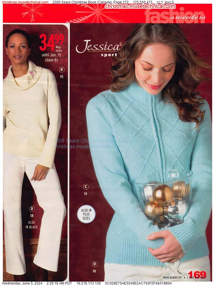 2005 Sears Christmas Book (Canada), Page 173