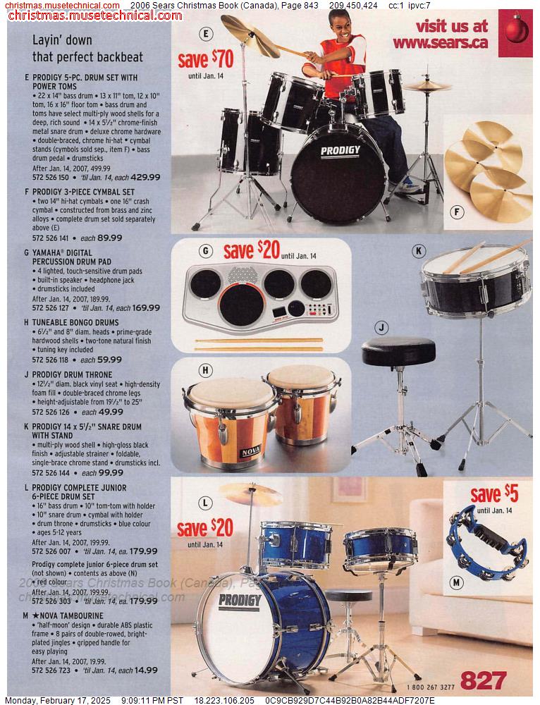 2006 Sears Christmas Book (Canada), Page 843