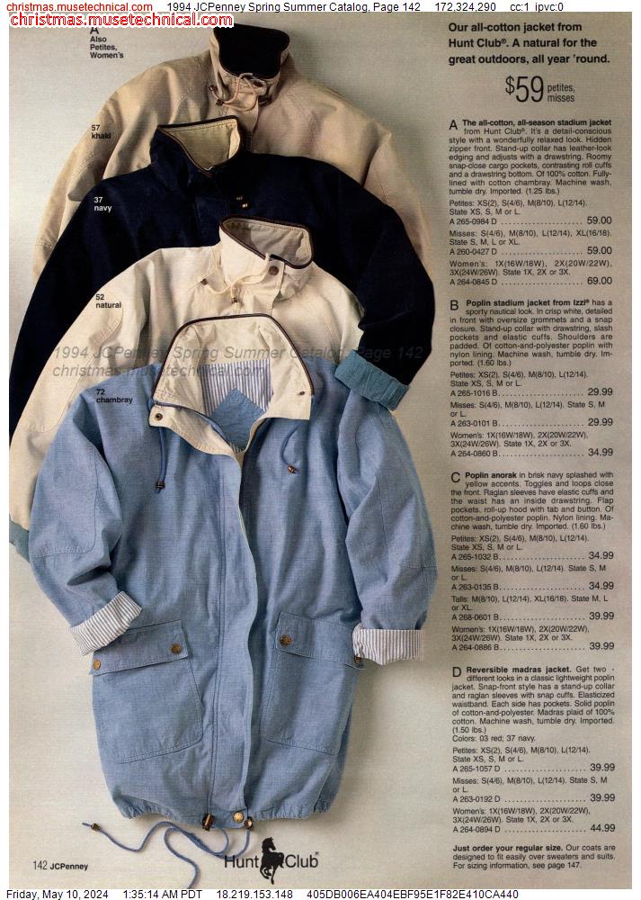 1994 JCPenney Spring Summer Catalog, Page 142
