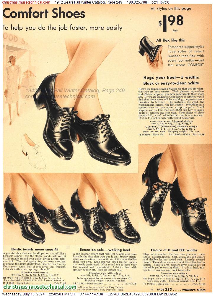 1942 Sears Fall Winter Catalog, Page 249