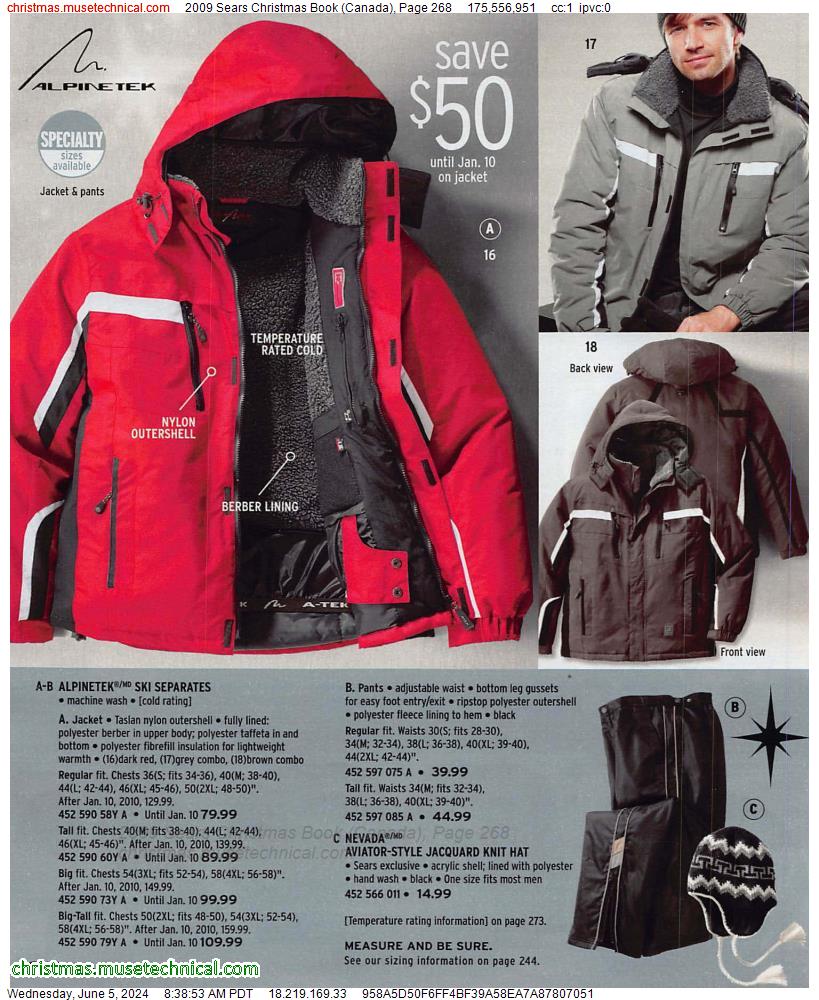 2009 Sears Christmas Book (Canada), Page 268
