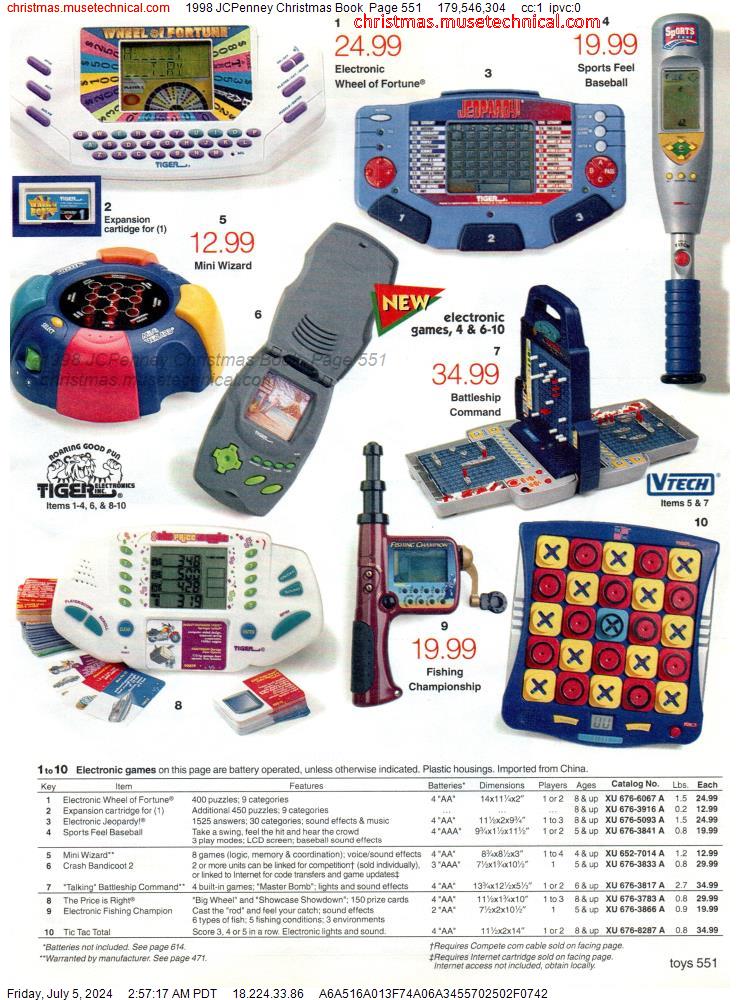 1998 JCPenney Christmas Book, Page 551