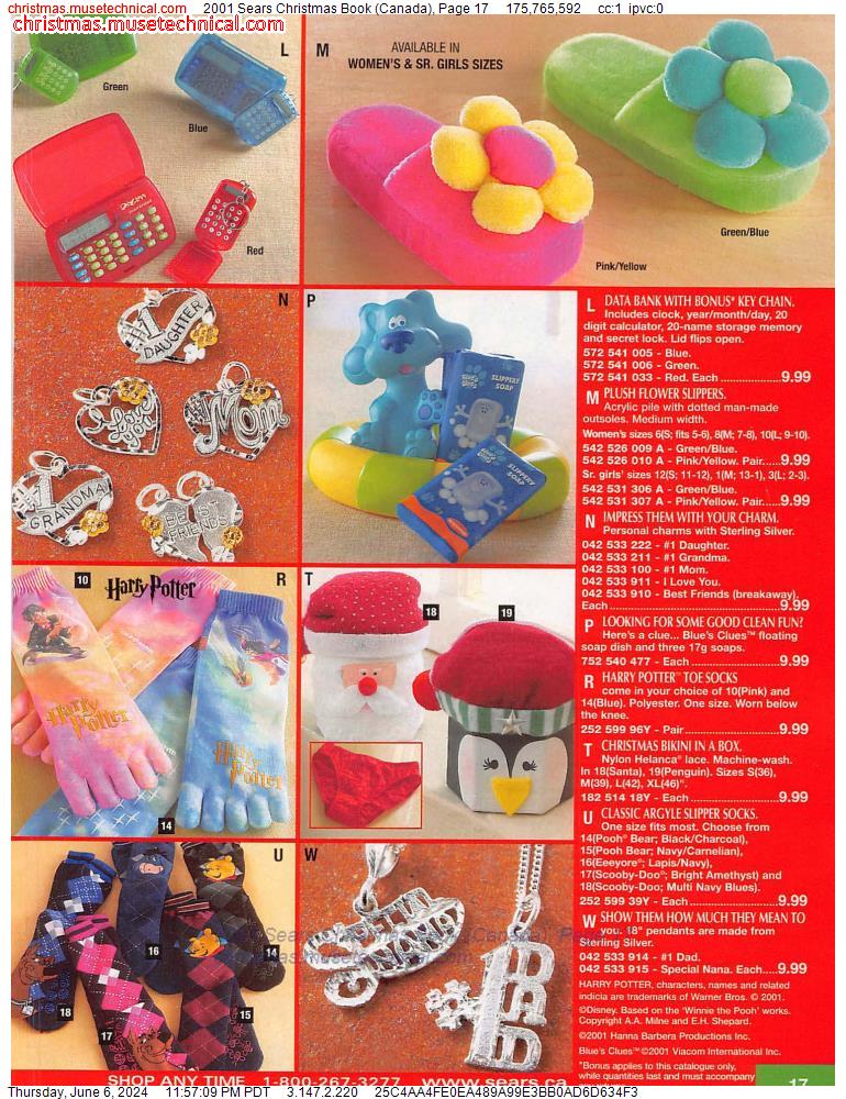 2001 Sears Christmas Book (Canada), Page 17