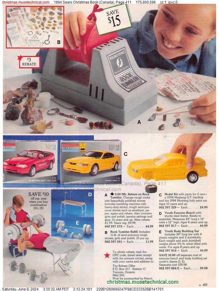 1994 Sears Christmas Book (Canada), Page 411