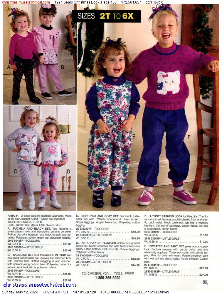 1991 Sears Christmas Book, Page 186