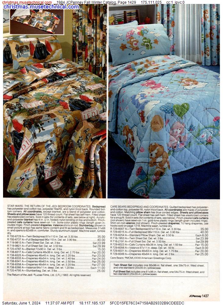 1984 JCPenney Fall Winter Catalog, Page 1429