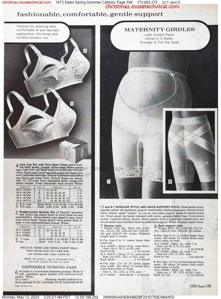 1973 Sears Spring Summer Catalog, Page 199