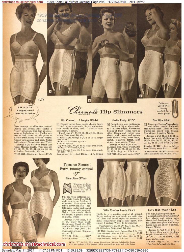 1959 Sears Fall Winter Catalog, Page 296